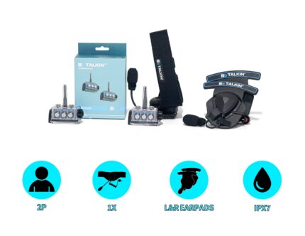 SPOR KULAKLIK VE STEREO KASK PAD KULAKLIK İLE BBTALKIN 3.0 2P PAKETİ